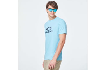 Image of Oakley Dots Logo Ellipse Short Sleeve Tee - Mens, Aviator Blue, Small, FOA400260-6VB-S