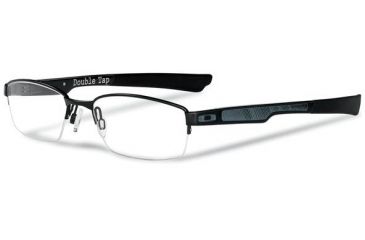 Image of Oakley Prescription Eyeglasses Double Tap Bifocal Satin Black Frame