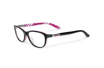 Image of Oakley Downshift Womens Eyeglasses, Breast Cancer - Black Frame, 52mm OX1073-1052
