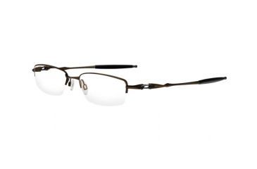 Image of Oakley Drill Bit 0pt5 51mm Pewter Men's Rx Eyeglasses OX3143-0251