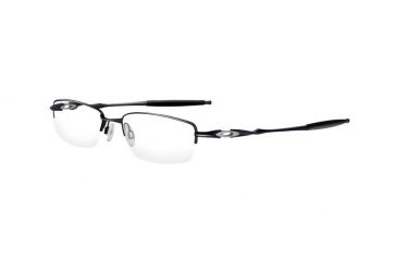 Image of Oakley Drill Bit 0pt5 53mm Polished Midnigh Men's Rx Eyeglasses OX3143-0453