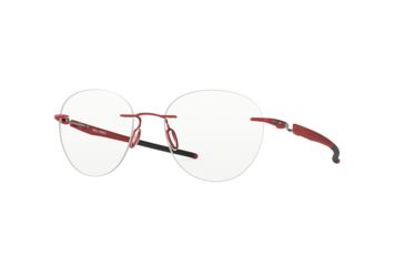Image of Oakley DRILL PRESS OX5143 Progressive Prescription Eyeglasses, 51mm, Satin Brick Red, OX5143-514304-51-PRO