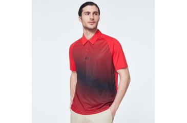 Image of Oakley Dynamic Polo - Mens, High Risk Red, Extra Large, FOA400125-43A-XL