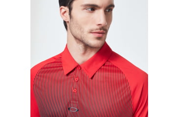 Image of Oakley Dynamic Polo - Mens, High Risk Red, Extra Large, FOA400125-43A-XL