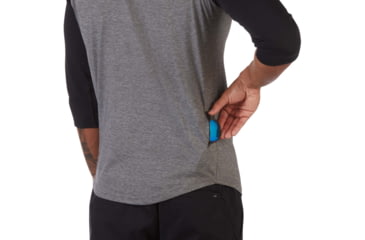 Image of Oakley Edge 3/4 Raglan - Mens, Athletic Heather Grey, Extra Large, 433867-24G-XL
