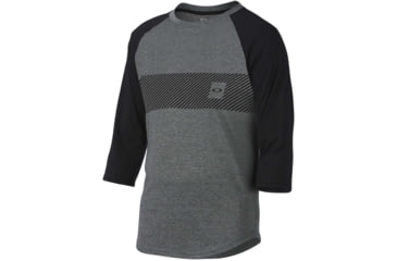 Image of Oakley Edge 3/4 Raglan - Mens, Athletic Heather Grey, Extra Large, 433867-24G-XL