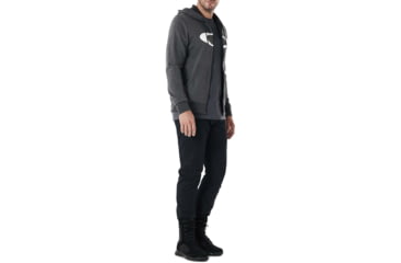 Image of Oakley Ellipse Full Zip Hoodie - Mens, Blackout Light Heather, 3XL, 461644-02F-XXXL