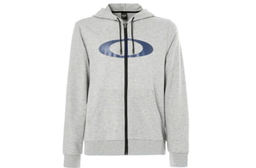 Image of Oakley Ellipse Full Zip Hoodie - Mens, Granite Heather, 3XL, 461644-24L-XXXL