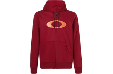 Image of Oakley Ellipse Full Zip Hoodie - Mens, Raspberry, Small, 461644-45A-S
