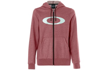 Image of Oakley Ellipse Fz Hoodie - Mens, Iron Red Lt Heather, 3XL, 461644-973-XXXL