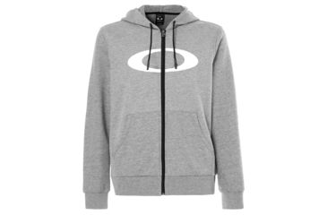 Image of Oakley Ellipse Fz Hoodie - Mens, Athletic Heather Grey, Medium, 461644-24G-M