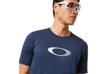 Image of Oakley Ellipse Golf Tee - Mens, Foggy Blue, Large, 457598-6FB-L