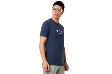 Image of Oakley Ellipse Golf Tee - Mens, Foggy Blue, Medium, 457598-6FB-M