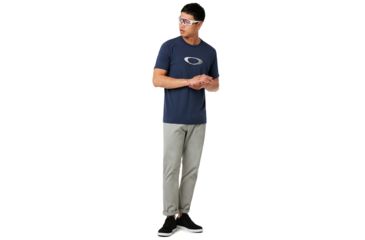 Image of Oakley Ellipse Golf Tee - Mens, Foggy Blue, Medium, 457598-6FB-M