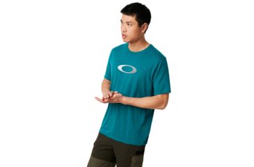 Image of Oakley Ellipse Golf Tee - Mens, Petrol, Extra Small, 457598-9PE-XS