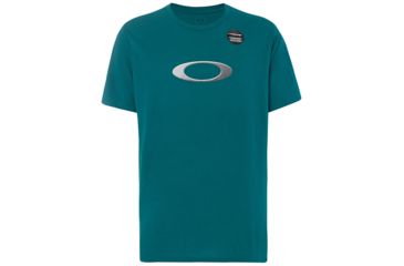 Image of Oakley Ellipse Golf Tee - Mens, Petrol, Extra Small, 457598-9PE-XS
