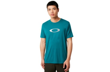 Image of Oakley Ellipse Golf Tee - Mens, Petrol, Medium, 457598-9PE-M