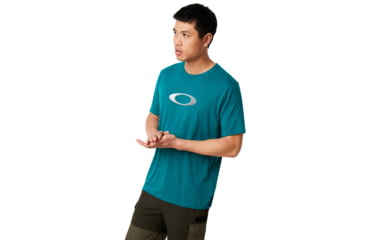 Image of Oakley Ellipse Golf Tee - Mens, Petrol, Medium, 457598-9PE-M
