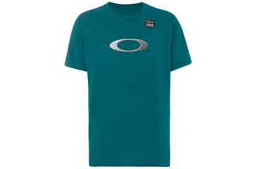 Image of Oakley Ellipse Golf Tee - Mens, Petrol, Medium, 457598-9PE-M