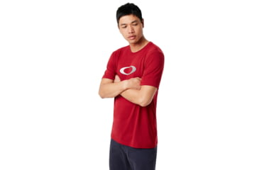 Image of Oakley Ellipse Golf Tee - Mens, Sundried Tomato, Extra Large, 457598-4ST-XL