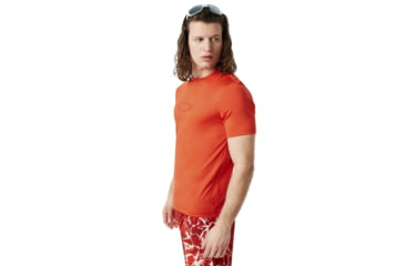 Image of Oakley Ellipse Logo Rashguard - Mens, Blackout, 2XL 457602-02E-XXL