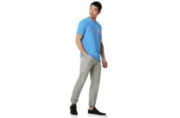 Image of Oakley Ellipse Usa Short Sleeve - Mens, Hawaiian Blue, XL, 457355-6HB-XL