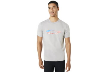 Image of Oakley Ellipse Usa Ss - Mens, Granite Heather, Large, 457355-24L-L