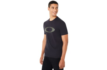 Image of Oakley Ellpise Line Camo Short Sleeve - Mens, Blackout, Large, 457359-02E-L
