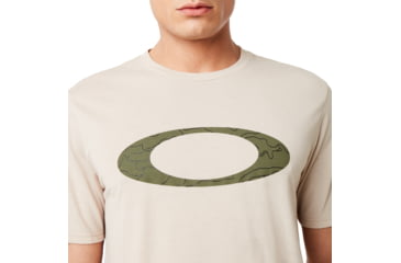 Image of Oakley Ellpise Line Camo Short Sleeve - Mens, Oxford Tan, Large, 457359-88L-L