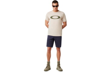 Image of Oakley Ellpise Line Camo Short Sleeve - Mens, Oxford Tan, Medium, 457359-88L-M