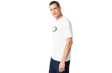 Image of Oakley Ellpise Line Camo Short Sleeve Tee - Mens, White, Extra Small, 457359-100-XS
