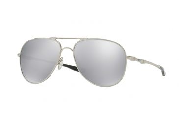 Image of Oakley ELMONT M &amp; L OO4119 Sunglasses 411908-60 - Polished Chrome Frame, Chrome Iridium Lenses