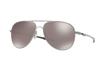 Image of Oakley Elmont M &amp; L OO4119 Sunglasses 411909-58 - Lead Frame, Prizm Black Polarized Lenses