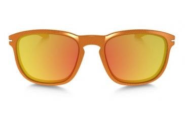 Image of Oakley Enduro Sunglasses Atomic Orange Frame, Fire Iridium Lens-OO9223-22