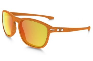 Image of Oakley Enduro Sunglasses Atomic Orange Frame, Fire Iridium Lens-OO9223-22