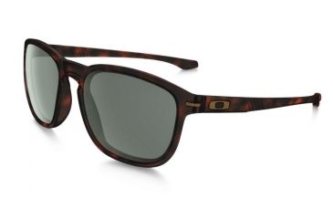 Image of Oakley Enduro Sunglasses Matte Brown Tortoise Frame, Dark Grey Lens-OO9223-08