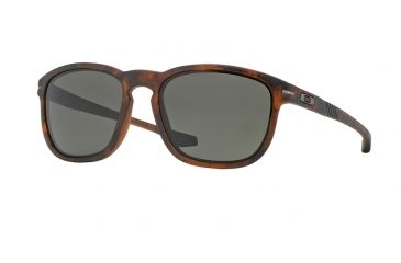 Image of Oakley ENDURO OO9223 Progressive Prescription Sunglasses OO9223-922308-55 - Lens Diameter 55 mm, Frame Color Matte Brown Tortoise