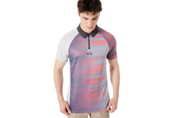 Image of Oakley Engineered Polo Bubba - Mens, Light Grey, Large, 434285-202-L