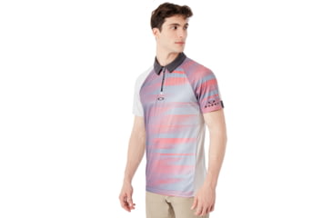 Image of Oakley Engineered Polo Bubba - Mens, Light Grey, Large, 434285-202-L