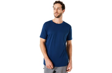 Image of Oakley Enhance 18.09 Technical QD Short Sleeve Tee - Mens, Dark Blue, Extra Large, 434254-609-XL