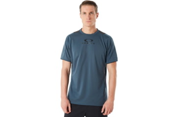 Image of Oakley Enhance 8.7.02 Short Sleeve Crew Tee - Men's, Dark Slate, Small, 434250-94A-S