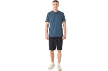 Image of Oakley Enhance 8.7.02 Short Sleeve Crew Tee - Men's, Dark Slate, Small, 434250-94A-S