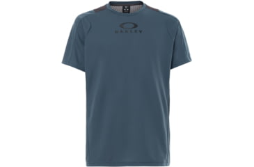 Image of Oakley Enhance 8.7.02 Short Sleeve Crew Tee - Men's, Dark Slate, Small, 434250-94A-S