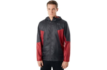Image of Oakley Enhance Wind Warm Jacket 8.7 - Mens, Blackout, Medium, 412589-02E-M