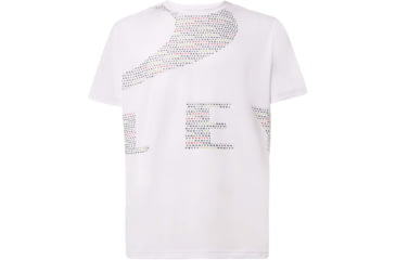 Image of Oakley Enhance Big Qd Short Sleeve Tee - Mens, White, Medium, 458094-100-M