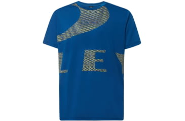 Image of Oakley Enhance Big Quick Drying Short Sleeve Tee - Mens, Electric Shade, Large, 458094-66X-L