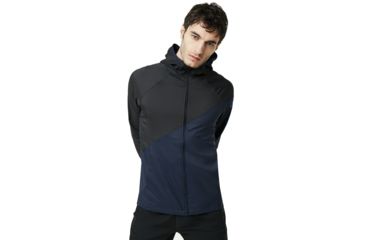 Image of Oakley Enhance Double Hoodie Jacket - Mens, Fathom, 2XL, 412721-6AC-XXL