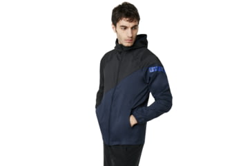 Image of Oakley Enhance Double Hoodie Jacket - Mens, Fathom, S, 412721-6AC-S