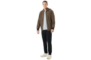 Image of Oakley Enhance Emboss 8.7 Wind Jacket - Mens, Canteen, 2XL, 412591-87Y-XXL