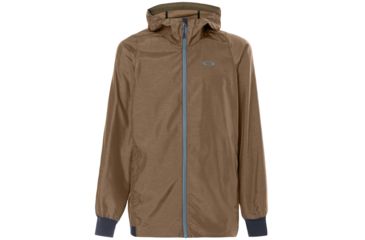 Image of Oakley Enhance Emboss 8.7 Wind Jacket - Mens, Canteen, 2XL, 412591-87Y-XXL